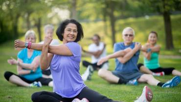 Learn exercises to remain fit over forty