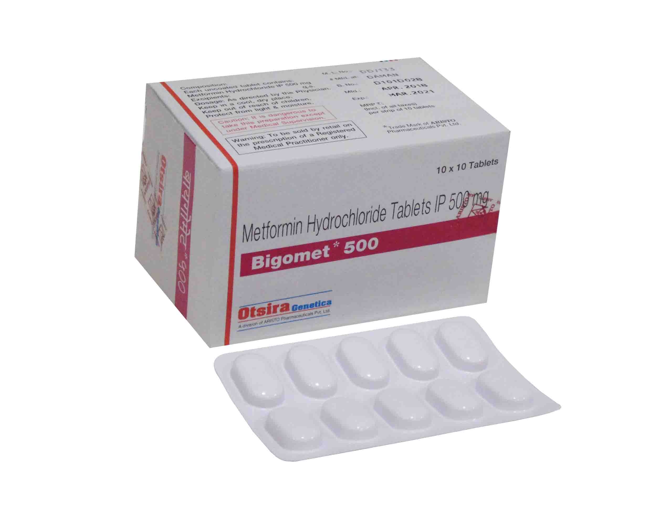 Metformin 500 mg tablet online